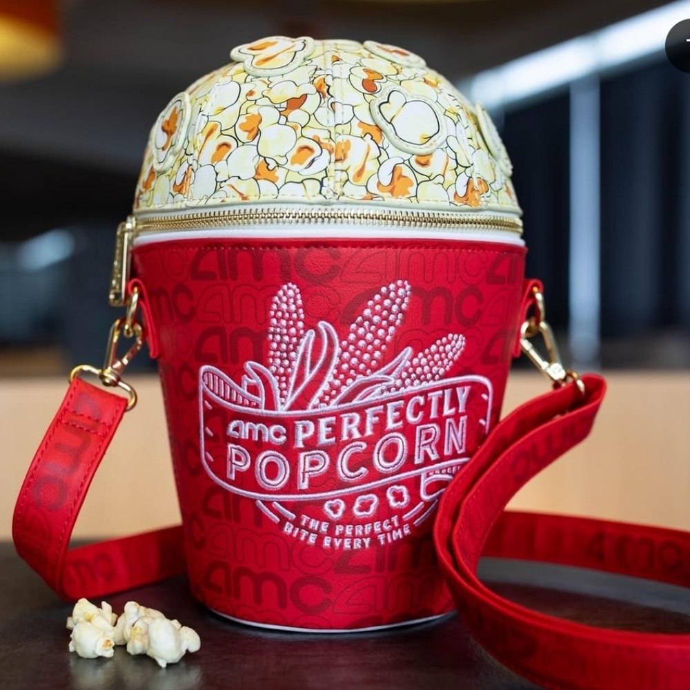 Loungefly AMC Perfectly Popcorn Crossbody Bag